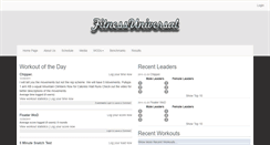 Desktop Screenshot of fitnessuniversal.wodclub.com