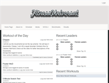 Tablet Screenshot of fitnessuniversal.wodclub.com